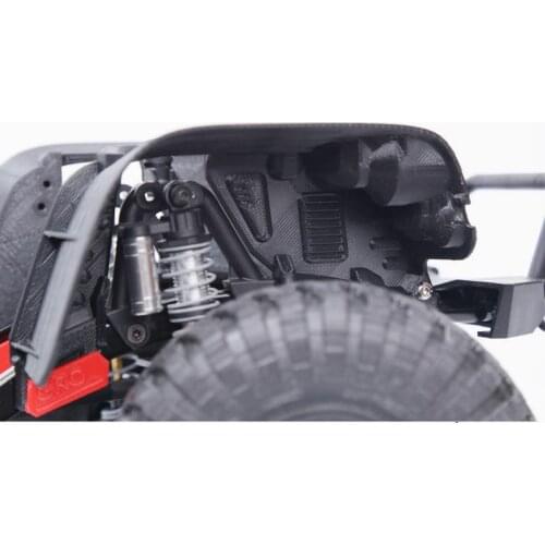 Front And Rear Mudguards Fender For 1/10 RC Crawler Car Axial Scx10 90027 90028 90035 Remote control car parts