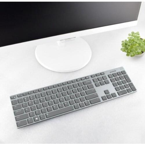 Clear Transparent Silicone Keyboard protector Covers guard For DELL KM717