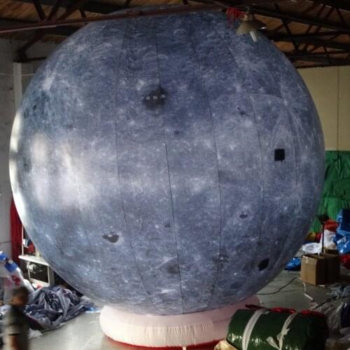 Plant-toy bounce inflatable moon ball festival decoration with led-light commercial event