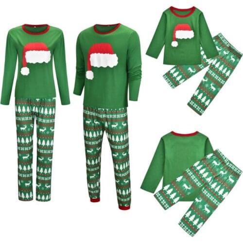 Christmas Pajamas Set Sleepwear Nightwear Parent Child Clothes Instagramable Mom Dad Girls Boy Mommy Matching Family Outfits