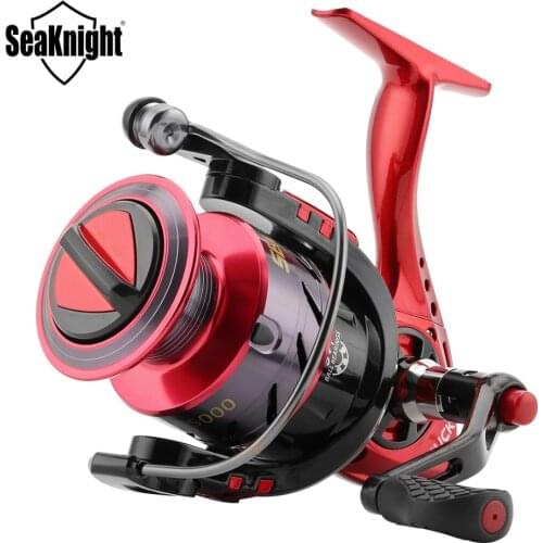 SeaKnight PUCK Spinning Fishing Reel 2000 3000 4000 5000 Max Drag 9KG 10BB 5.2:1 Ultra Light Aluminum Spool Carp Fishing Tack