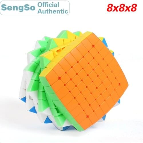 ShengShou 8x8x8 Magic Cube SengSo 8x8 Brain Teaser Speed Twisty Puzzle Challenging Intelligence Educational Toy For Children