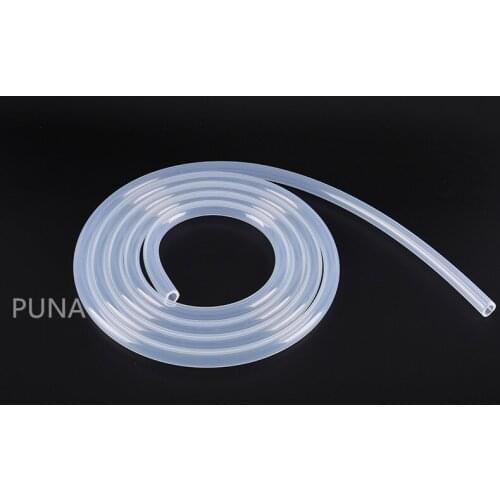 Silicone hose 3mm ID*4mm OD food grade silicone tube transparent tinnocuity thermostability tube hose Free Shipping