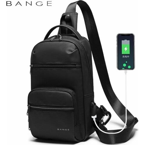 Cross Body Male Men Shoulder Bags Fit for 7.9" Ipad Functional Outdoor Travel Chest Pack Leisure Sports Sling Unisex Bag