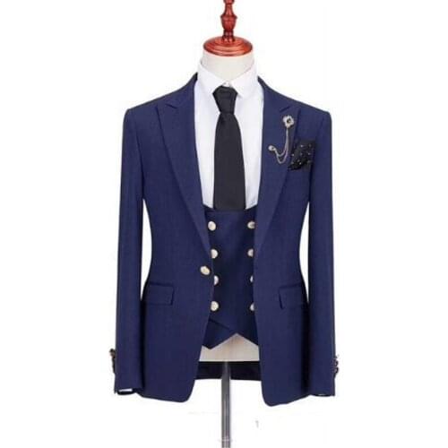 TPSAADE 2020 man suit for wedding evening party satin shawl lapel classic jacket slim fit formal tuxedos custom blazer 3 pieces