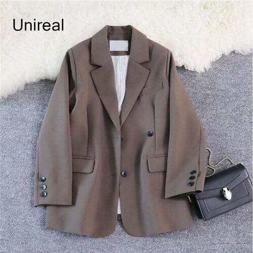 Женские пиджаки блейзеры Unireal China At AliExpress