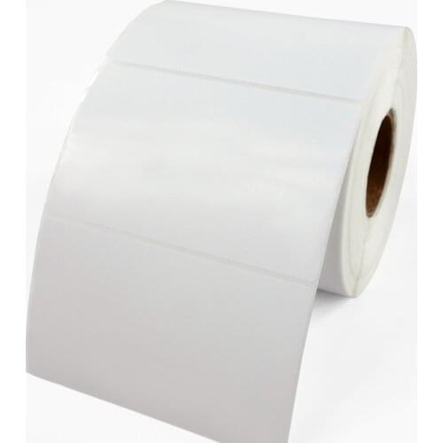 Waterproof Thermal Transfer label roll, 100mm x 50 mm , 1000 barcode stickers for Zebra, tear resistance PP materials