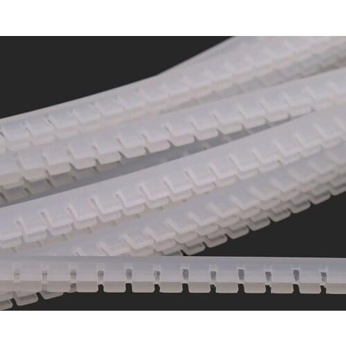Tooth type protective belt movable protective sleeve insulation protective sleeve tooth type protective sleeve 10m