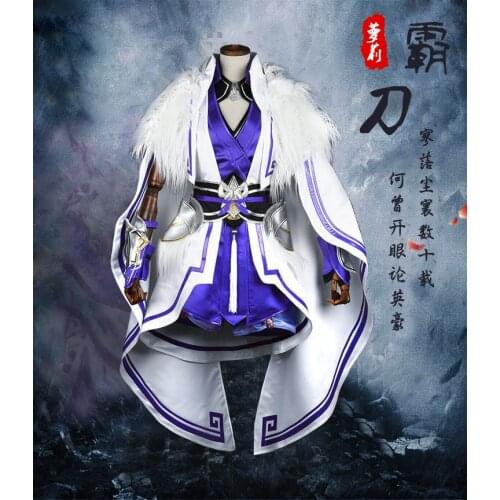 Jian Wang III Cosplay Hanfu Ba Dao Group Wei Jin Lolita Junior Girl Female Cosplay Hanfu Can customize 3XL 4XL super large size