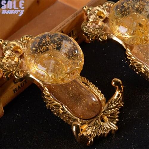 2pcs Luxury Crown Gem Curtain Hook Vintage Metal Alloy Tieback Buckle Holders Wall Hooks Hanger Home Decor