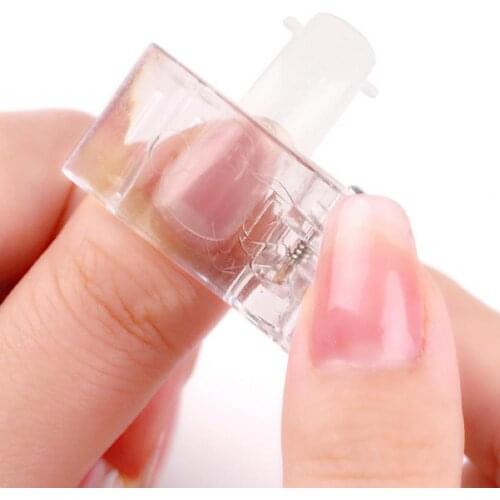 5Pcs UV Gel Nail Fix Clips Transparent Eco-friendly Multi-use Acrylic Faux Fingernail Extension Nail Clippers for Women