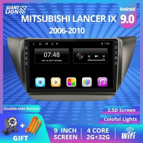 9'' 2din Android 9.0 Car Radio For MITSUBISHI LANCER IX 2006-2010 GPS Navigation Multimedia Video Player Car DVD Stereo receiver