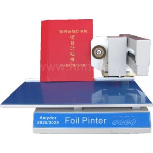 Automatic digital hot foil stamping hardcover book 8025 printer