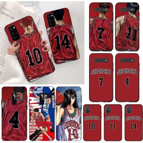 Slam Dunk Sakuragi Haruko Akagi Phone Case for Samsung Galaxy S20 FE plus Ultra S6 S7 edge S8 S9 plus S10 5G lite 2020