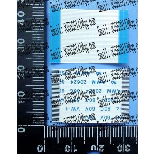 Flexible Flat Cable FFC 0.5pitch-40pin-30mm coplanar A-type ROHS for TTL LCD DVD Computer
