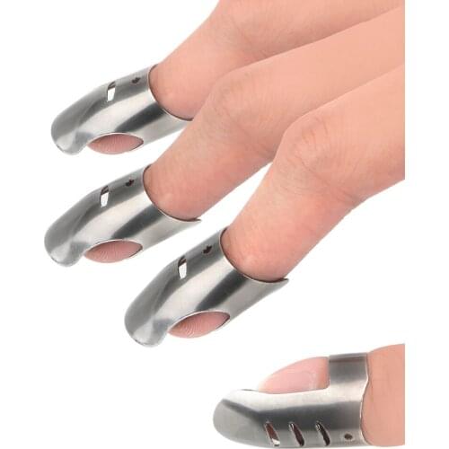 Kitchen Accessories For Using Knife Finger Protector Finger Guard 4pcs/set Cooking Cutting Tools Stainless Steel