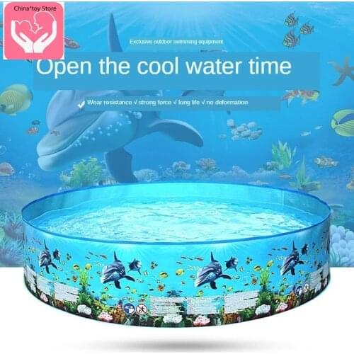 New Family Swimming Pool Children Playing Outdoor Swimming Pool Without Tube Plastic Marine Round Outdoor Swimming Pool