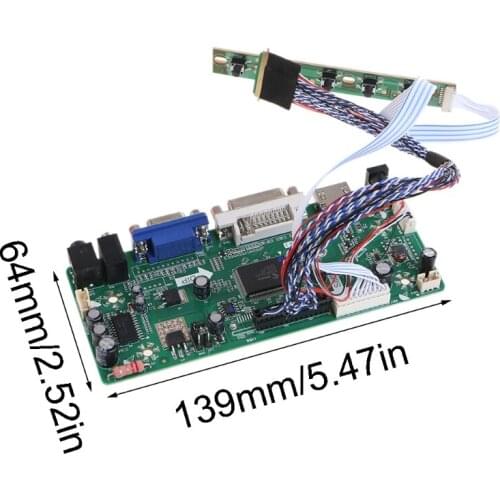 VGA DVI LCD Controller Driver Board for 1600x900 17.3 Inch LP173WD1 LP173WD Q1JC