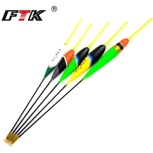 FTK Float 5PCS/LOT Length 17.5cm 18cm 19cm 20.5cm 22.5cm Float 2g 3g 4g Barguzinsky Fir Float Vertical Buoy