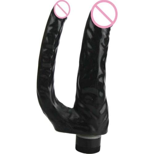 Two header in 3 colors Realistic Dildo Vibrator Sex Toys for Woman Sex Machine Magic Wand Vibrating for Woman Adult sex toy