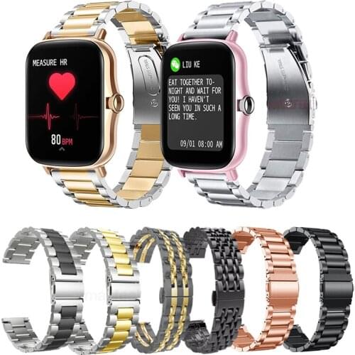 Strap for COLMI P8 Plus Pro Mix Watchband stainless steel Wristband for COLMI P9 P12 P10 smart watch Bracelet Accessories