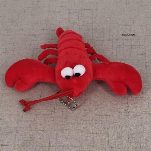 Medium 13-17CM Approx. New Lobster Animal Stuffed Plush Toy , Kids Gift Keyring Plush Doll