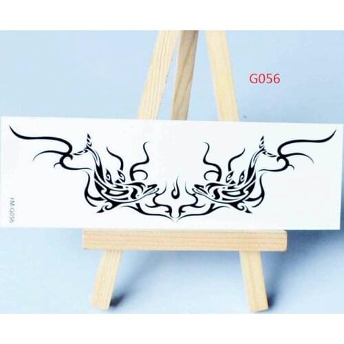 Luminous Painted body art sticker Bracelet tattoo golden flash tattoos large fake gold Silver temporary tattoo 049