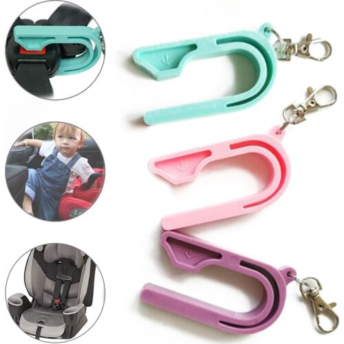1pc Universal Car Seat Key Baby Seat Safety Key Ring Unbuckle with Keychain Seat Belt Opener for Kids Professional Car Key Chain