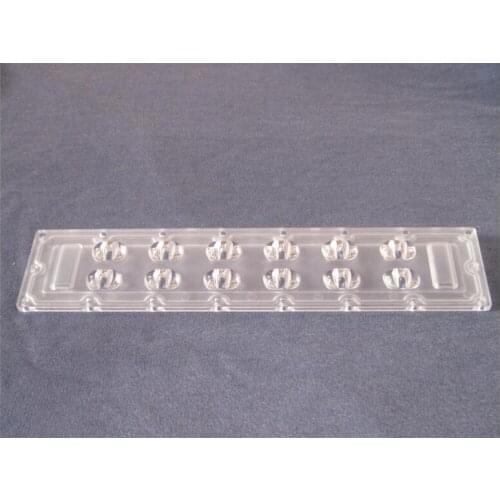 #VGWL-220 High quality LED Optical Lens, Street Light lens, Size: 220X50X8.83mm, PMMA materials, Clean surface