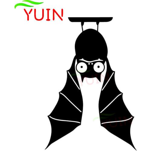Bat Hanging Upside Down Pattern Creative Car Decals Fashion Decoration PVC Waterproof Sunscreen Sticker Can Be Customized Color