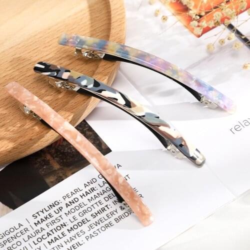 Haimeikang 11cm Women Fashion Clip Hair Barrettes Ponytail Holder Spring Clip Hairpins Girls New Headwear Hair Accessories