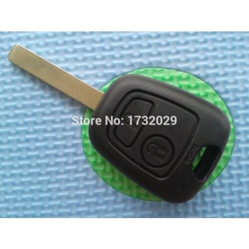 1Pc Replacement Car Key Cover Case For Citroen C1 C2 C3 C5 2 Button Remote Fob Shell Uncut VA2 307 Blade No Logo Accessories Hot