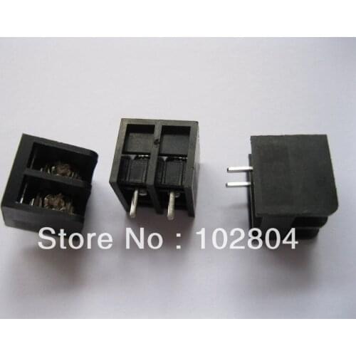 150 Pcs Barrier Type 2way/pin Pitch 8.25mm Black Color Screw Terminal Block Connector DC39B HOT Sale HIGH Quality