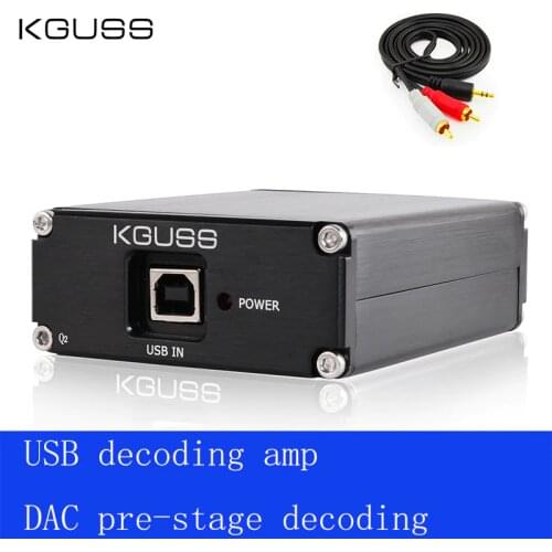 2020 New KGUSS Q2 Breeze Audio ESS ES9018K2M + AD823 + SA9023 USB DAC Decoder External Sound Card Amplifier Beyond ES9023 DAC