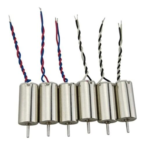 BLLRC Helicopter Spare Part H20 H20-08 CW Motor and H20-09 CCW Motor for H20 Remote Control Quadcopter