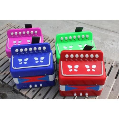 7-key Baby accordion children puzzle toy music enlightenment cognitive early learning to practice musical instruments toys