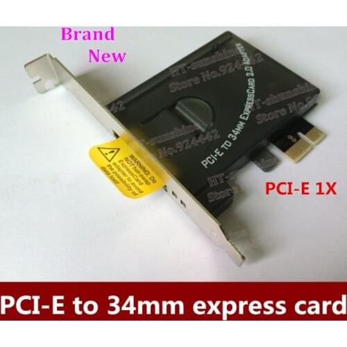 100% Brand New High quality 1pcs PCI-E to 34mm ExpressCard 2.0 adapter Free shipping