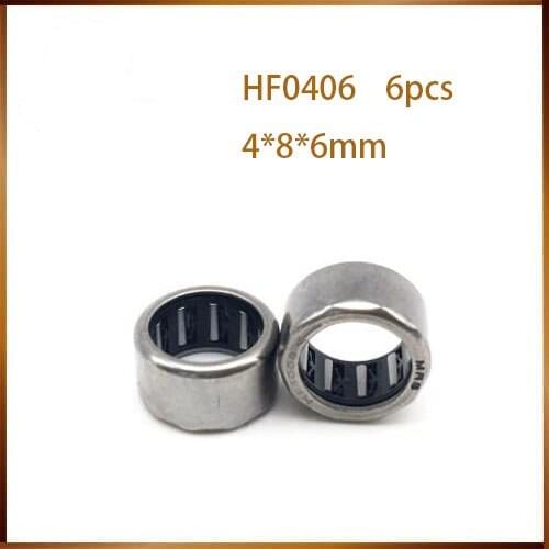 HF0306 HF0406 HF0812 HF1012 One Way Clutch Miniature Roller Needle Bearing 3x6.5x6 4x8x6 8x12x12 10x14x12 mm Free Shipping