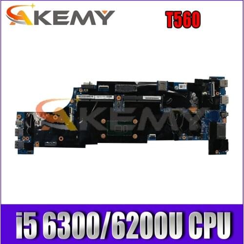 For Lenovo ThinkPad T560 laptop motherboard with CPU i5 6300/6200U tested 100% work FRU 01ER003 01AY300 01AY306 01AY326 01AY320