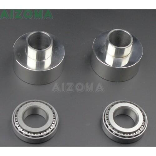 Motorcycle Chrome Neck Cups Cup Set Timken Bearings Kit For Harley Sportster Ironheads Early Model K Side Valves 1952-1981