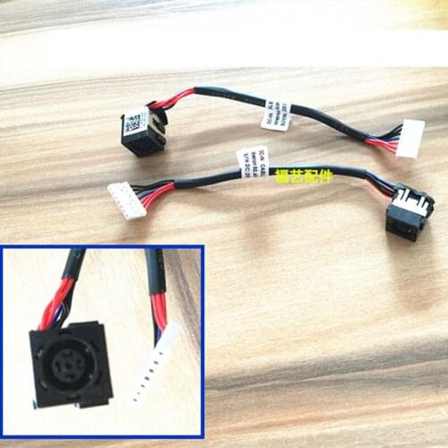 New Laptop For Dell Inspiron 15R N5040 N5050 M5040 V1550 V1540 DC Jack Power Cable Charging Connector Port Wire Cord