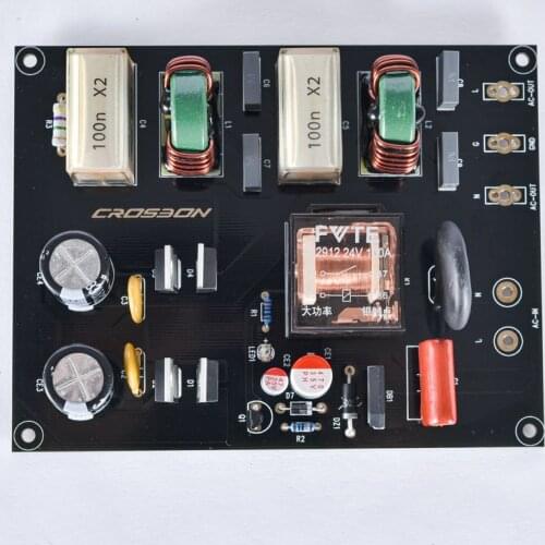 Crosbon Audio Power Filter Board with soft start-up with DC filter function