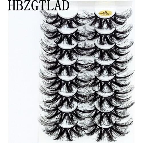 5-8 Pairs 25mm 3d Mink Lashes Bulk Faux Dramatic Volume Lashes Wispy Natural Mink Lashes Pack Long Wholesales False Eyelashes