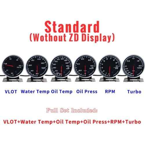 Defi Advance BF Defi Link System Daisy Chain Gauge Volt Water Temp Oil Temp Oil Press Tachometer RPM Turbo Boost