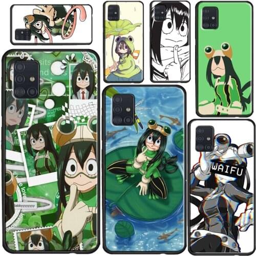 Tsuyu Asui Frog Girl BNHA Phone Case For Samsung A72 A52 A42 A32 A12 A10 A20S A30 A50 A70 A20e A21S A11 A41 A51 A71