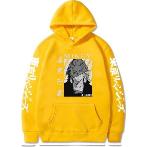 Tokyo Revengers Mikey Print Hoodies Fashion Men Women Casual Oversized 4XL Solid Streetwear Pullovers Hooded Sweater 2021 Hoody