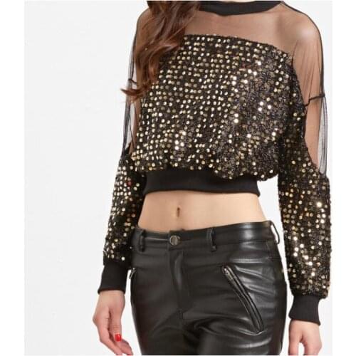 Женские футболки с пайетками Xsyyfast China At AliExpress