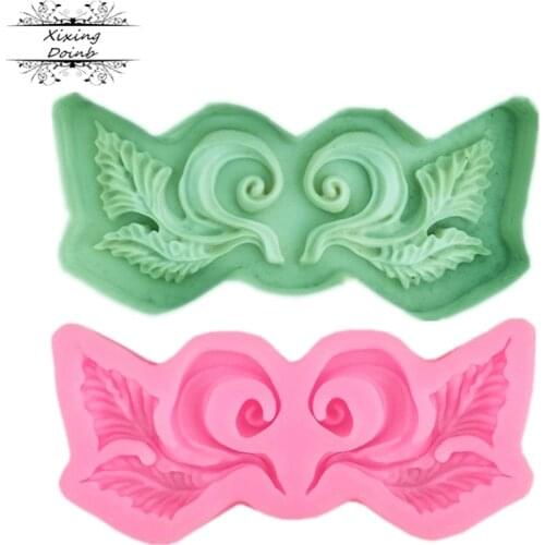 1Pcs Vine shape silica gel fudge mould cake decoration tool candy chocolate fudge mould