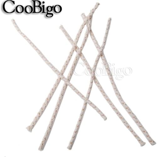 10pcs Lighter Copper Wire Cotton Core Wick Replacement for Petrol Zippo Lighter Kerosene Oil Lighter Accessories #FLQ215-C