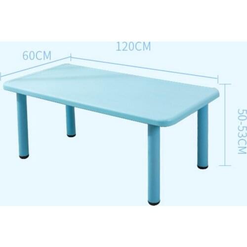 120*60cm Durable 6 beam Children table Adjustable height kindergarten desk